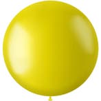 Gele Ballon Metallic Zesty Yellow 80cm, Verzenden, Nieuw