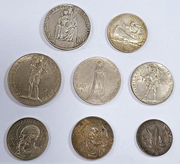 Vaticaan. Pio XI. vari valori 1931 (Zonder minimumprijs)