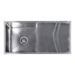 Lendo Online Évier de Cuisine Inox Argent 87x44 cm Égouttoir, Maison & Meubles