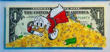 Lex (1979) - Uncle Scrooge “My Passion” Dollar Bill -frame