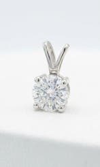 Hanger - 14 karaat Witgoud - 1.00ct. tw. Diamant