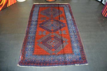 Tapis Ushak turc fait à la main en laine vintage et antique.