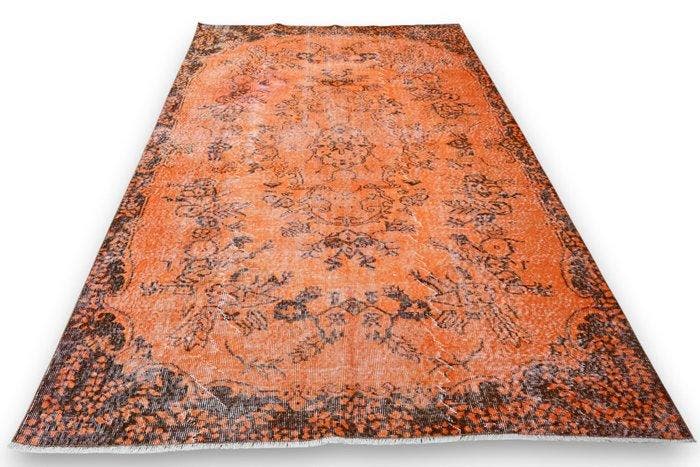 orange vintage - Tapis - 275 cm - 175 cm - avec certificat, Maison & Meubles, Ameublement | Tapis & Moquettes