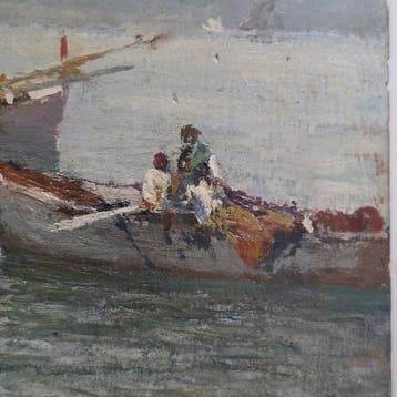 Attilio Pratella (1856-1949) - Marina di Napoli