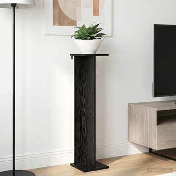 vidaXL Plantenstand 2 pcs Zwarte Eik 25 x 25,5 x 100,5 cm, Verzenden