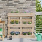 vidaXL Bloembakken voor Euro-pallets 24 pcs Grijs 13,5 x 9 x, Tuin en Terras, Verzenden, Nieuw