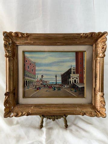 Italiaanse school (XX), Toegeschreven aan - Piazza San Marco