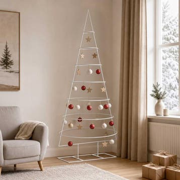 vidaXL Metalen kerstboom met standaard KUOPIO 210 cm Staal, Verzenden