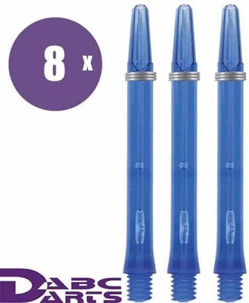 ABC Darts – Edgeglow Blauw - 8 sets (Dart Shafts), Ophalen of Verzenden, Shafts