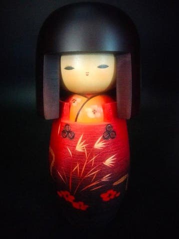 Masae Fujikawa - Beeldje, Prachtige grote versie vintage