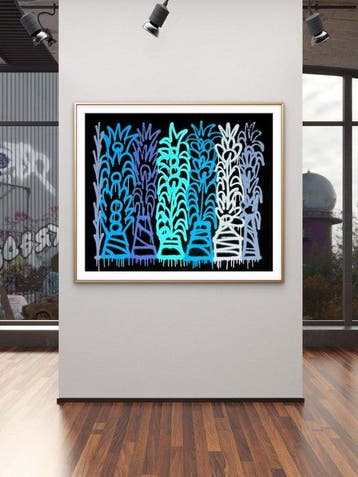 Nuno Barbedo (1983) - Blue union (XL Size Original Painting)
