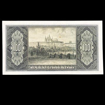 Tsjecho-Slowakije. - 100 Korun - 1945 - Pick 63 (Zonder