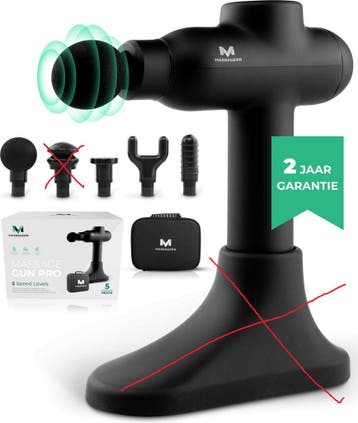 2dekans | Massagerr® Massage Gun PRO – Professioneel, Ophalen of Verzenden, Nieuw