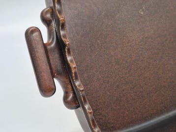 Melitta – Auflaufform – Keramik mit braunem Friesland-Dekor