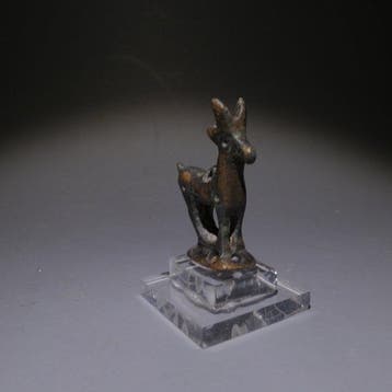 Achaemenidisch Brons Belangrijke figuur, ex-voto. 3,6 cm, Verzamelen