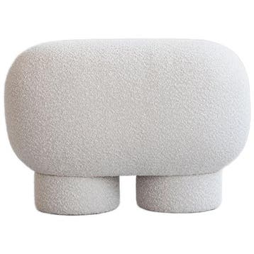 101 Copenhagen Big Foot Bench Petit - Off White - Poef -, Verzenden, Zo goed als nieuw, Scandinavisch/Space Age/Brutalisme