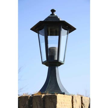 vidaXL Tuinlantaarn Preston 41 cm groen, Verzenden, Nieuw