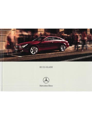 2005 MERCEDES BENZ CLS HARDCOVER BROCHURE NEDERLANDS, Ophalen of Verzenden, Nieuw