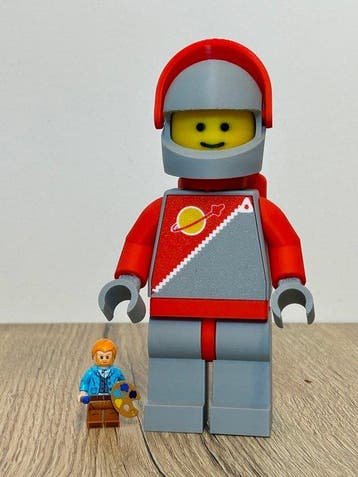 Fait maison - (MOC) Minifigure LEGO astronaute grand format, Enfants & Bébés