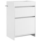 vidaXL Badkamer Onder Het Wastafel Kast Wit 56 x 37,5 x 81, Verzenden, Nieuw
