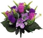 Zijden boeket rozen en alstroemeria mixed astilbe, Nieuw