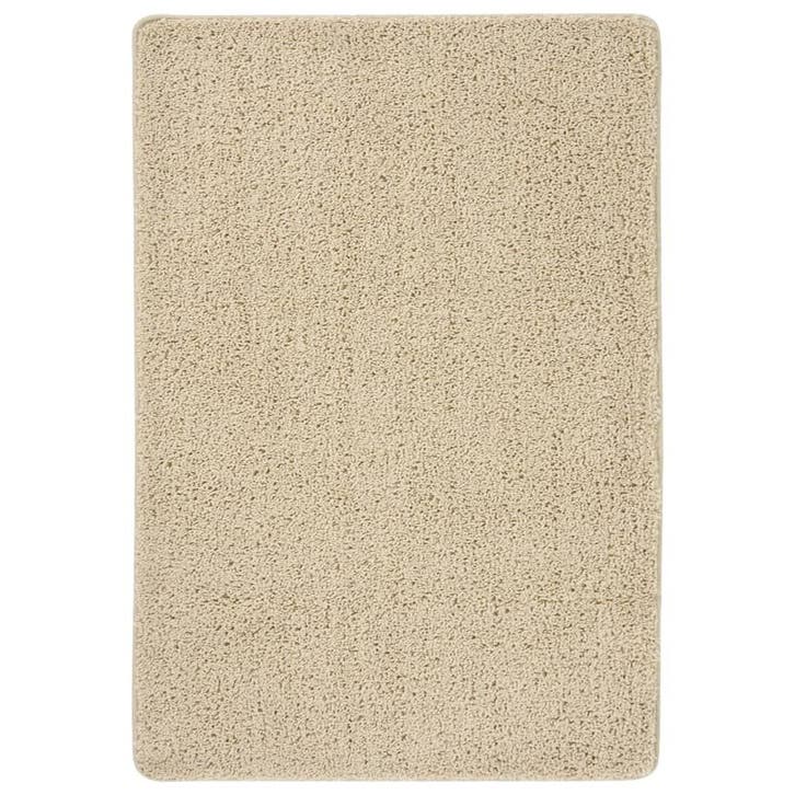 vidaXL Vloerkleed shaggy anti-slip 160x230 cm crèmekleurig, Huis en Inrichting, Stoffering | Tapijten en Vloerkleden, Nieuw, Verzenden