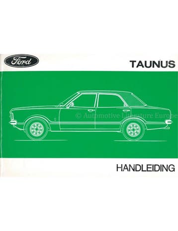 1975 FORD TAUNUS INSTRUCTIEBOEKJE NEDERLANDS