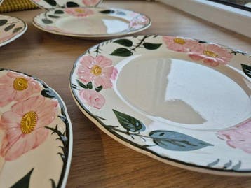 Villeroy & Boch - Bord (6) - Wild-Rose, Wildrose - Porselein