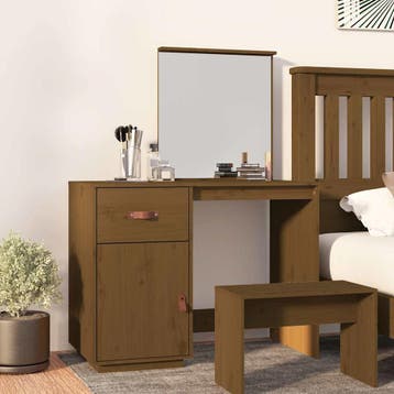 Massief Grenen Kaptafel - Retour deal, weg is weg!, Gebruikt, Verzenden, 100 tot 150 cm, Rustiek