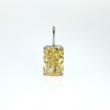 Zonder minimumprijs - Hanger - 14 karaat Witgoud - 3.02ct.