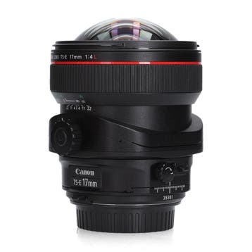 Canon TS-E 17mm f/4 L - Tilt-shift - 1 jaar garantie, Ophalen of Verzenden, Comme neuf