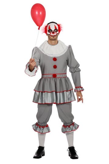 Clownspak Grijs, Verzenden, Nieuw