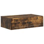vidaXL Wandgemonteerde Zijtafel Gerookt eiken 59 x 34,5 x 17, Huis en Inrichting, Kasten | Overige, Verzenden, Nieuw