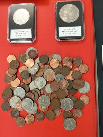 Canada, États-Unis. Collection coins lot from Canada and