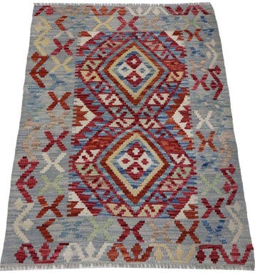 Handgeweven Designer Kelim – Afghan Design - Kelim - 107 cm, Huis en Inrichting, Nieuw