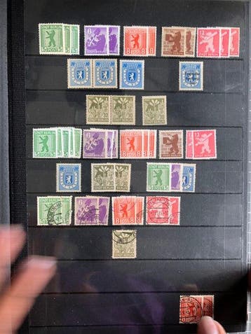 Sovjet-bezettingszone 1945/1949 - Uitgebreide, Gestempeld