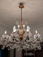 Lustre - Cristal - Gigantesque 20 lumières, Antiek en Kunst