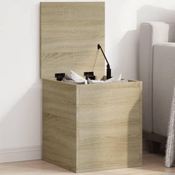 vidaXL Opbergbox 40x42x46 cm bewerkt hout sonoma, Huis en Inrichting, Verzenden, Nieuw