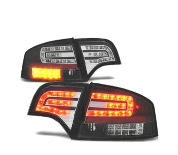 FEUX ARRIÈRE POUR AUDI A4 B7 04-07 LED FOND NOIR, Verzenden