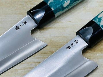 Keukenmes - Handgemaakt Japans Koksmes-Set - Achthoekig