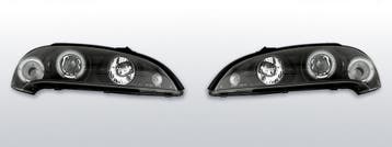 Koplampen geschikt voor Opel  Tigra A  Halo Rims zwart, Auto-onderdelen, Verzenden, Nieuw, Opel