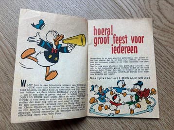 Donald Duck 36B - 1 reclamebijlage - Beperkte oplage - 1966, Nieuw