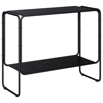 vidaXL Dressoir Zwart eiken 93.5 x 38 x 75 cm Bewerkt hout, Verzenden, Nieuw