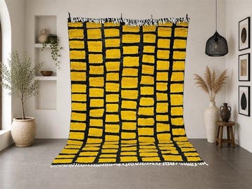 Berber, Tapis Marocain Berbère Beni Ouarain pour Salon, Nieuw