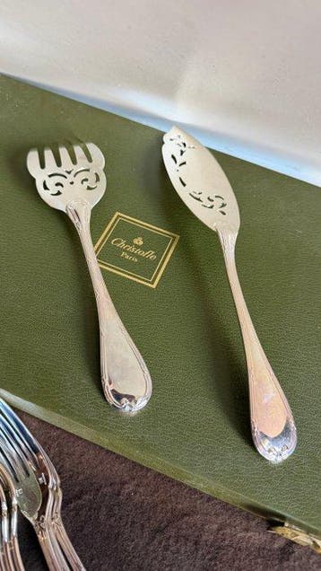 Christofle - Serveerset voor vis - Model Rubans -