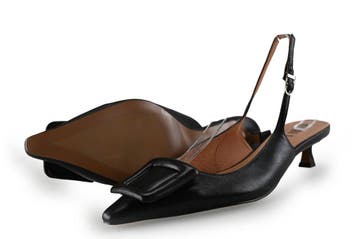 Bibi Lou Slingbacks in maat 42 Zwart, Kleding | Dames, Verzenden, Zwart, Bibi Lou, Zo goed als nieuw