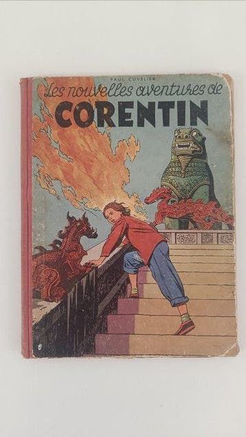 Corentin T1 + T3 - 2x C - 2 Album - Eerste druk - 1952/1956, Nieuw