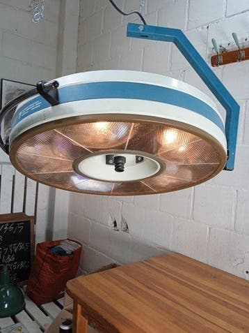 Plafondlamp - Metaal, Plastic - Vintage Pools FAMED