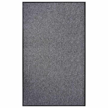 vidaXL Deurmat 90x150 cm grijs, Verzenden
