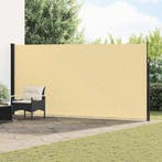 vidaXL Uittrekbaar Zijscherm Zand 600 x 200 cm Polyester, Verzenden, Nieuw